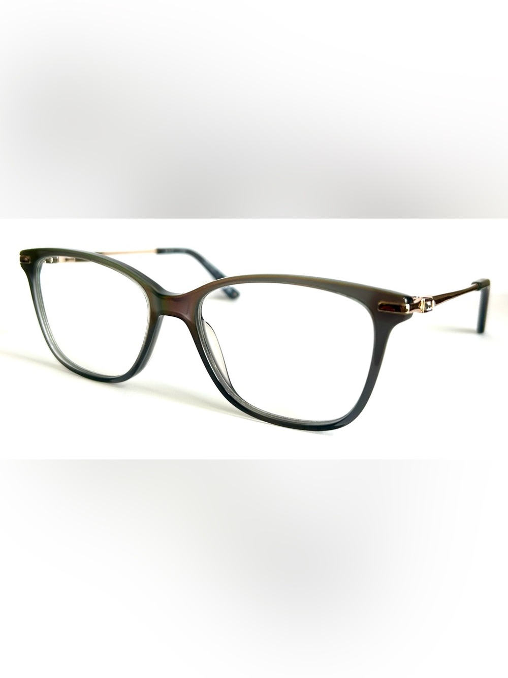 Stylish Women's Bulova Round Eyeglass prescription Frame in Chromatic Sunset - Picture 2 of 5
